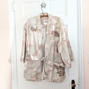 Anthropologie Hei Hei Kimono Tie Waist Jacket